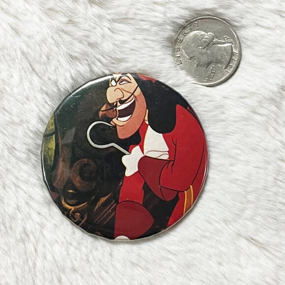 🔮 5/$25 Vintage Disney Peter Pan Captain Hook Pin‎ - Picture 2 of 2